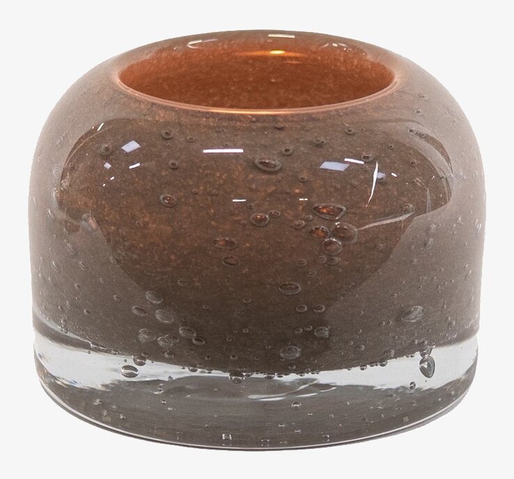 Leah Ljuskopp Taupe Stor från Olsson & Jensen, elegant glas