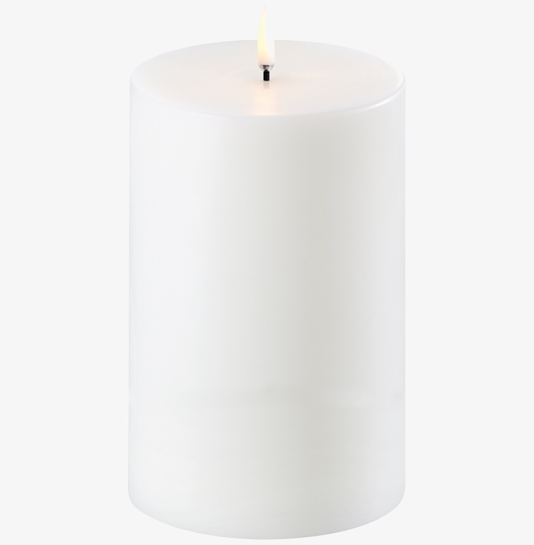 Foto av stilrent LED-pelarljus med nordisk design