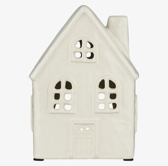 Ljuslykta Hus Välvda Fönster Creme från IB Laursen