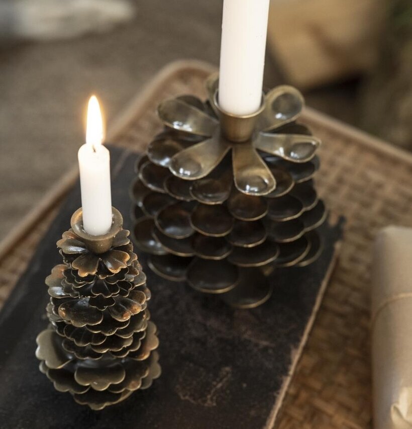 Ljusstake Kotte Mässing från IB Laursen på vintagebok