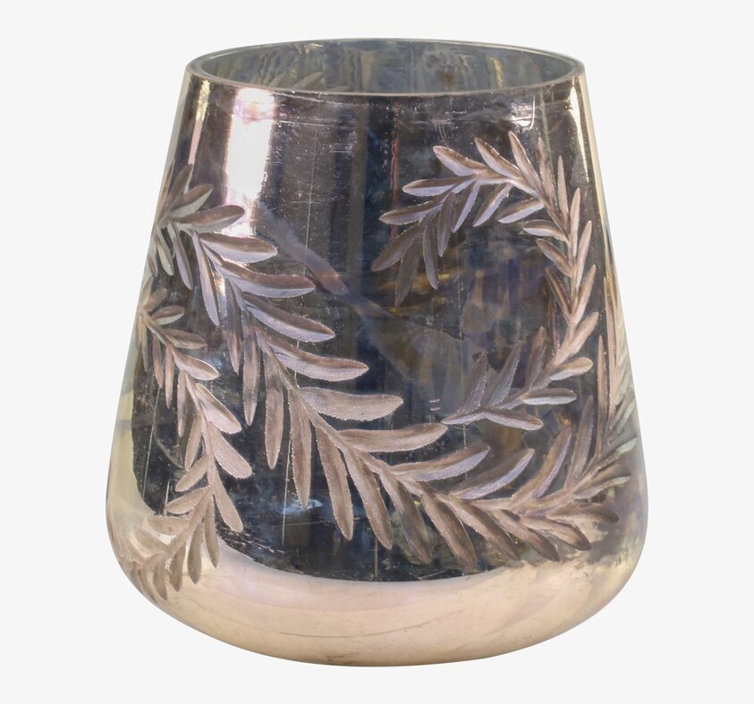 Ljuslykta Liten Antique Mocca från Chic Antique i antik stil