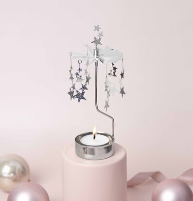 Bild av elegant änglaspel med natthimmelstema