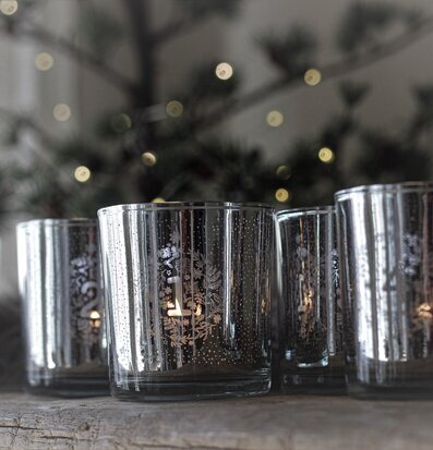 Adventslyktor Set/4 - Majas Cottage på rustikt träbord