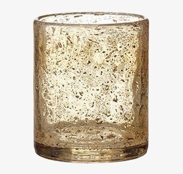 Bubbles Ljuslykta Honungsgul Liten från Wikholm Form