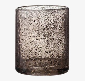 Bubbles Ljuslykta Rökgrå Liten från Wikholm Form i glas