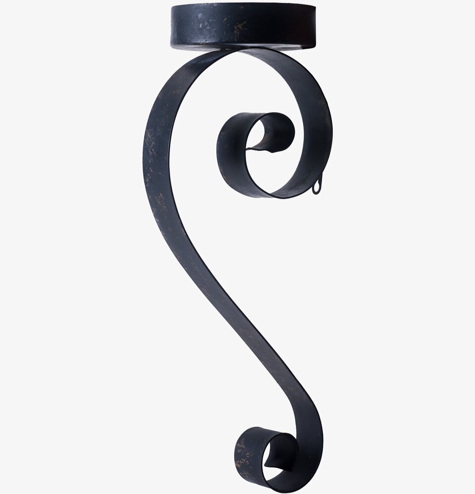 Bild av elegant väggljusstake i metalliserad design