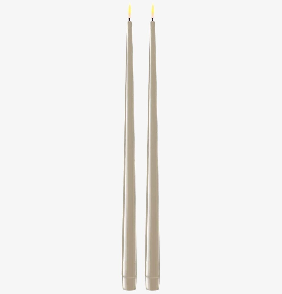 Middagsljus Sand LED 2-Pack 38 cm från Deluxe Homeart