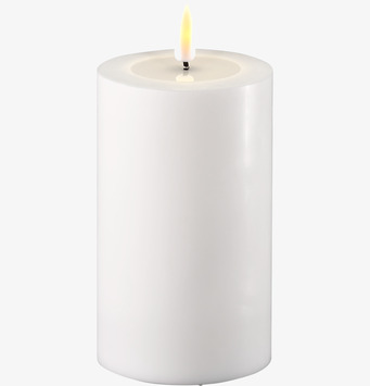 Bild av elegant LED-blockljus med realistisk flamma