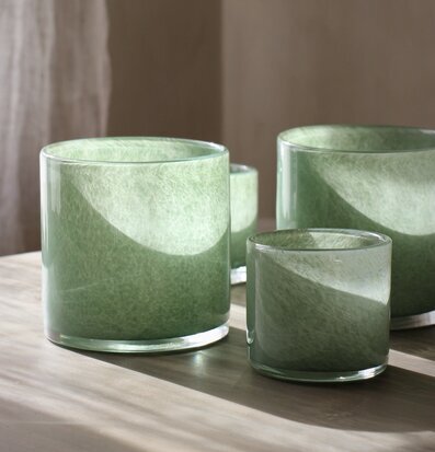 Ljuslykta Lumiere Forest Stor Liten Majas Cottage Lyktor Endless Light Ljuslyktor