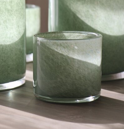 Ljuslykta Lumiere Forest Liten från Majas Cottage i grön färg