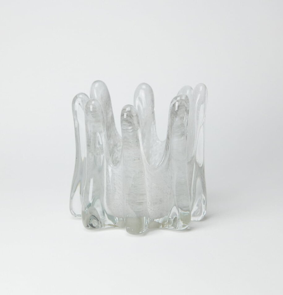 Helix Ljuskopp Ljusgrå Stor från Olsson & Jensen i glas