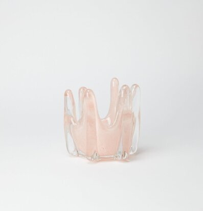 Helix Ljuskopp Rosa 10.5cm från Olsson & Jensen i glas