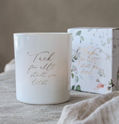 Ljuslykta - Tack För Allt, Stort Som Litet från Majas Cottage