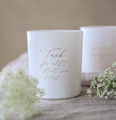 Ljuslykta - Tack För Allt, Stort Som Litet från Majas Cottage