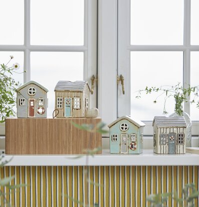 Ljuslykta Løkken Grå/Mintgrön från IB Laursen på hylla