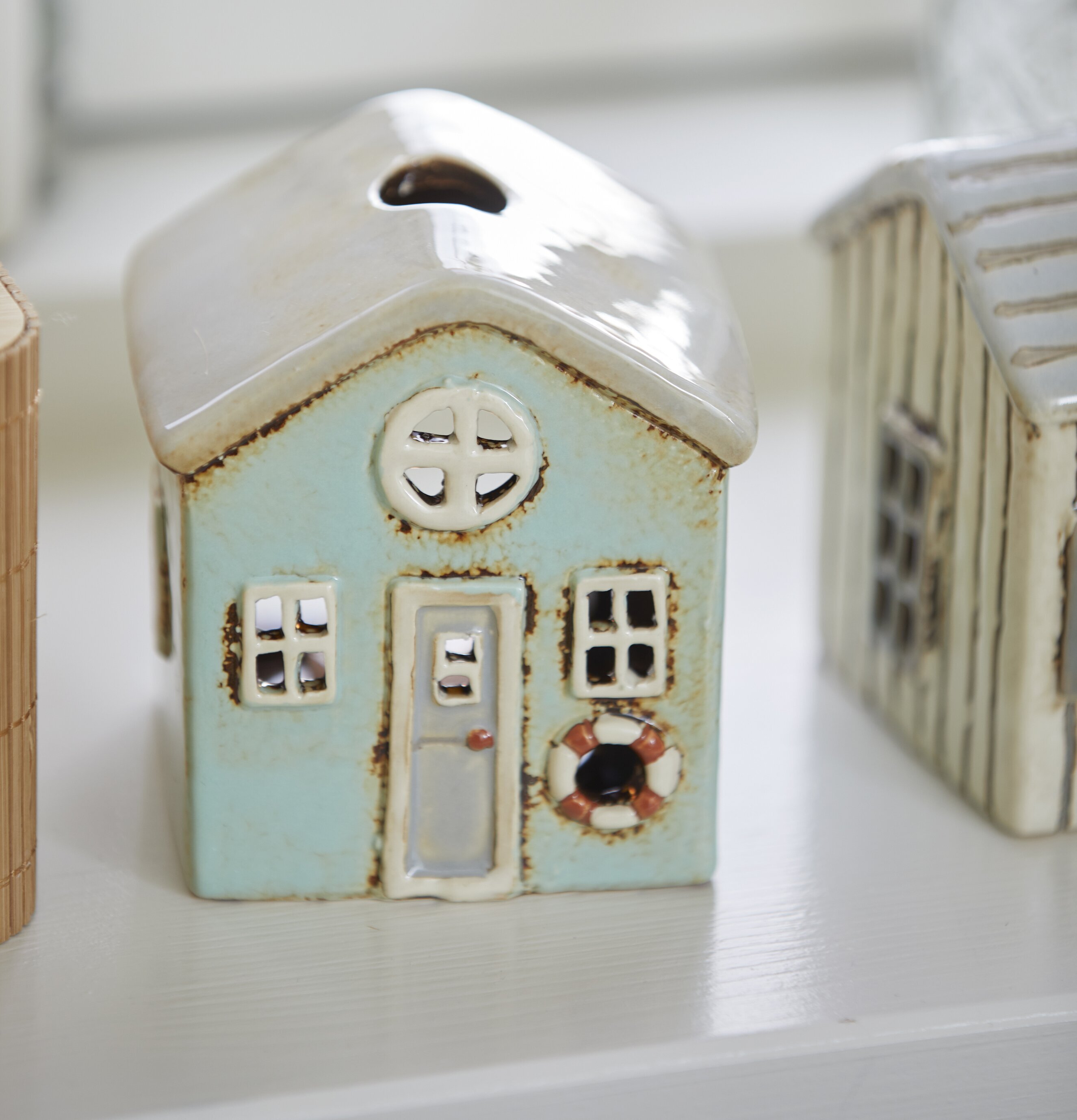 Ljuslykta Løkken Mintgrön/Grå från IB Laursen, miniatyrhus