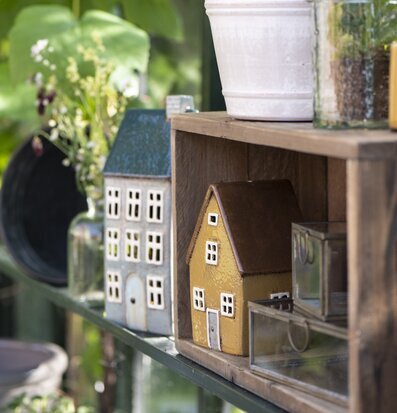 Ljuslykta Nyhavn Brun från IB Laursen i rustik miljö