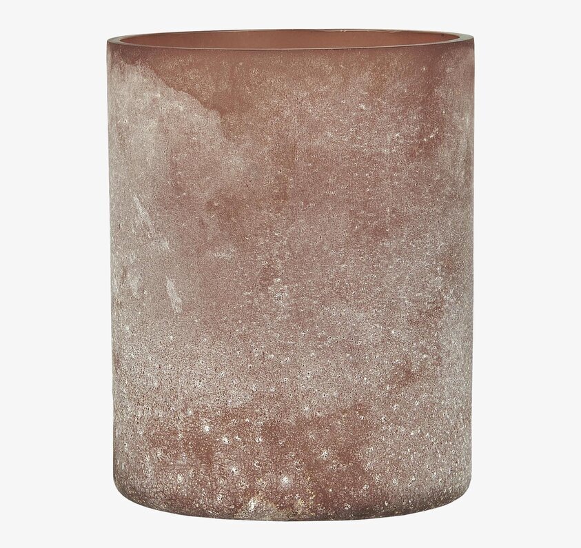 Ljuslykta Rosa Unika Liten från IB Laursen med textur