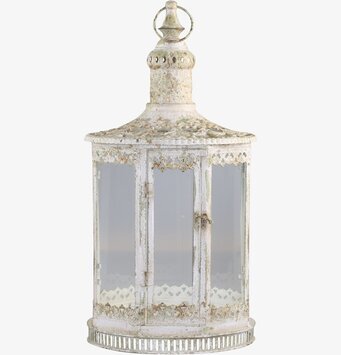 Foto av antik ljuslykta med vintage och rustik stil