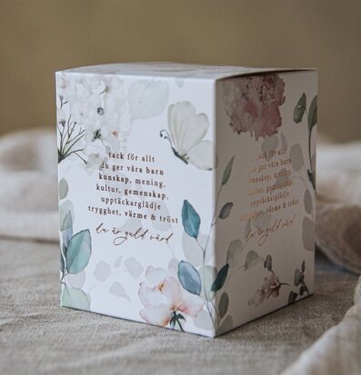 Ljuslykta - Tack För Allt Du Ger Våra Barn från Majas Cottage