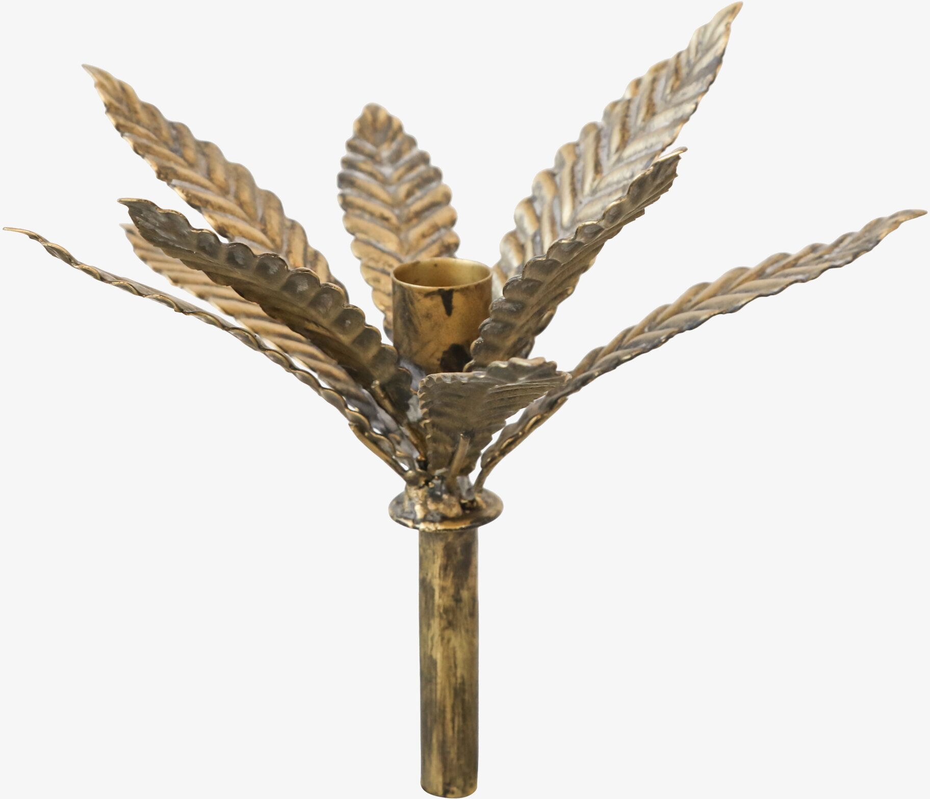 Ljushållare Blad Flaska Antik Mässing från Chic Antique