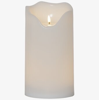 Bild av LED-ljus med realistisk flammande effekt