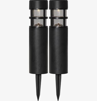 Bild av moderna solcellsbelysningar för trädgården