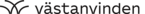Logo varumärke Västanvinden