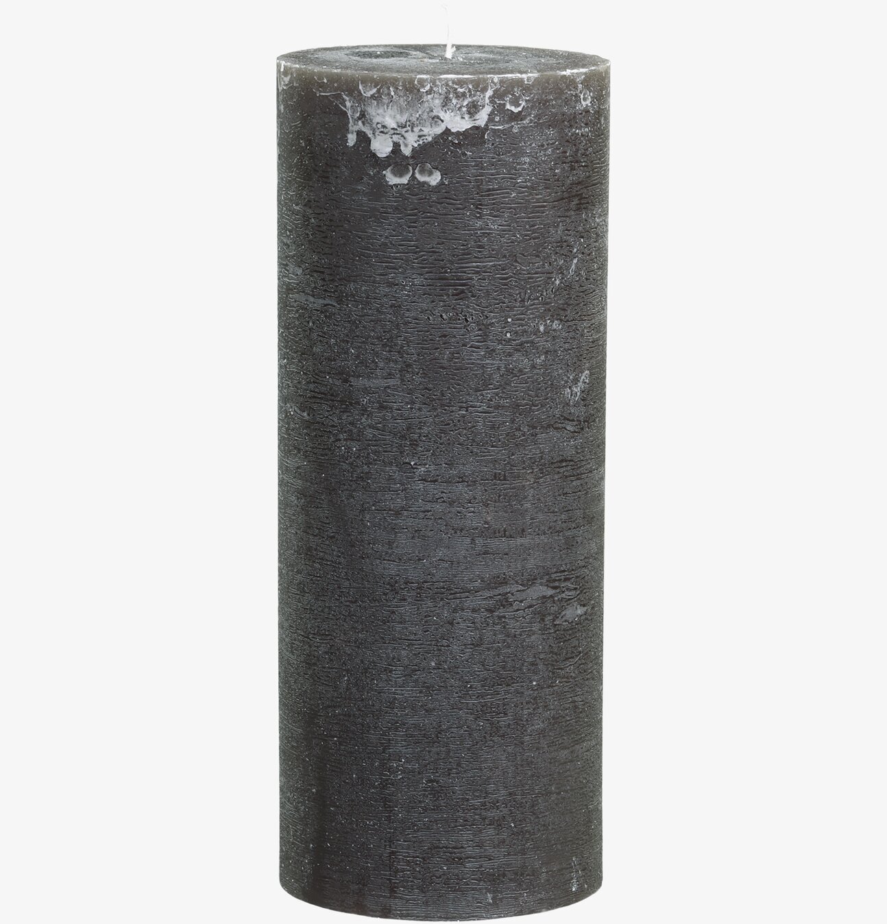 Foto av ett tidlöst brunt blockljus med rustik yta