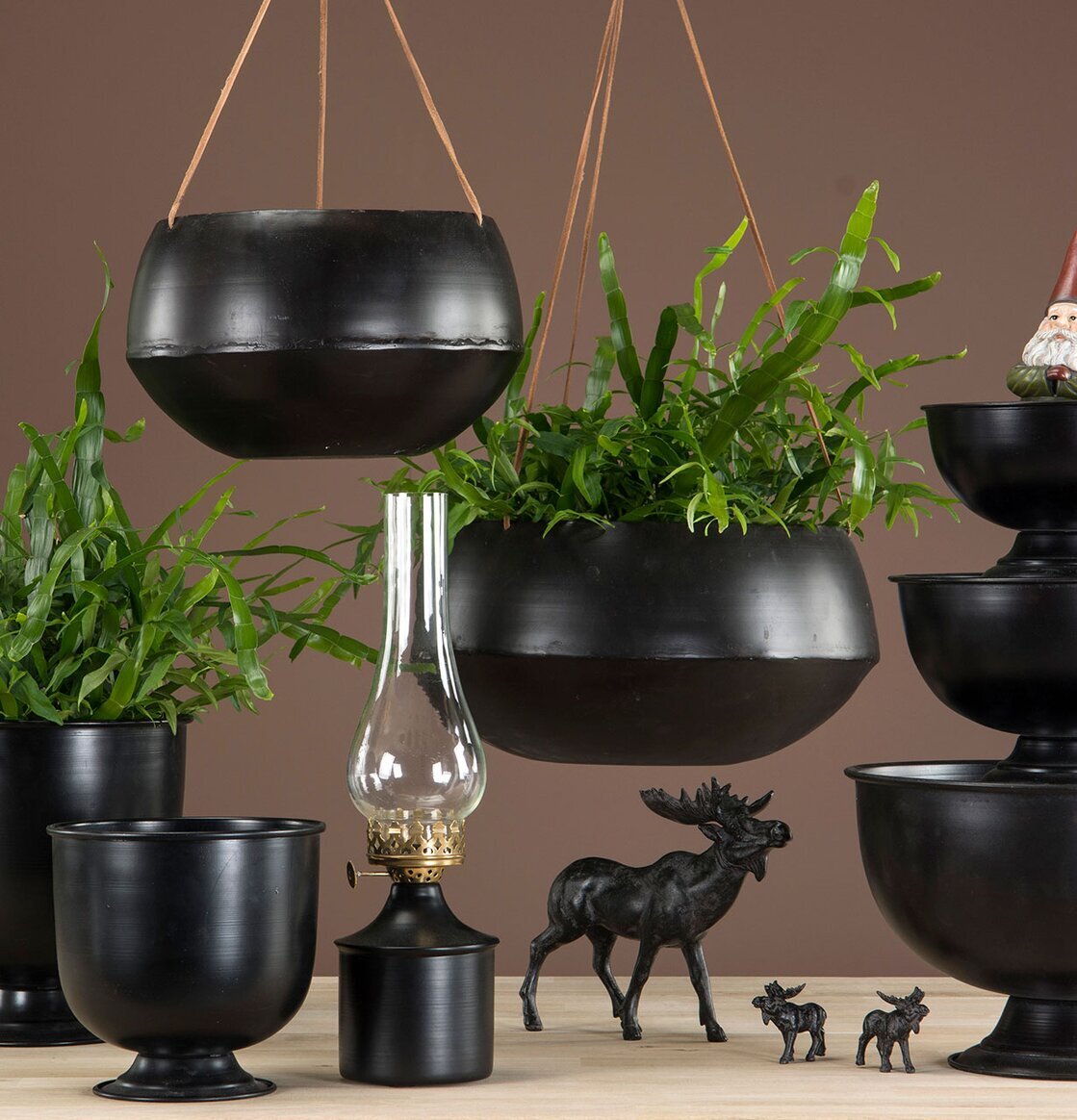 Ljuslykta Värmeljus Iris Svart från A Lot Decoration