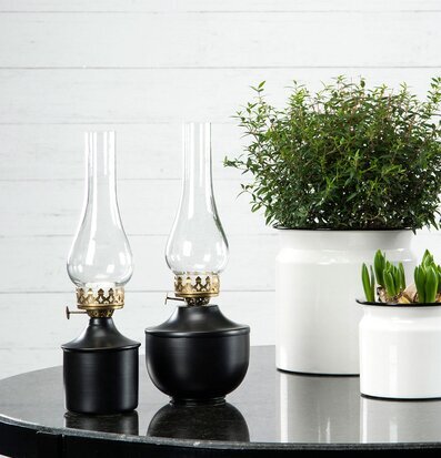 Ljuslykta Värmeljus Iris Svart från A Lot Decoration