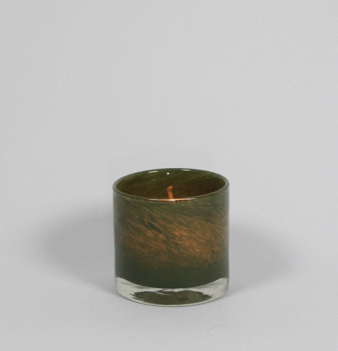 Ljuslykta Nilla Skog 10cm från Olsson & Jensen i grönt glas