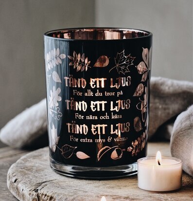 Ljuslykta Tänd Ett Ljus - Majas Cottage från Majas Cottage