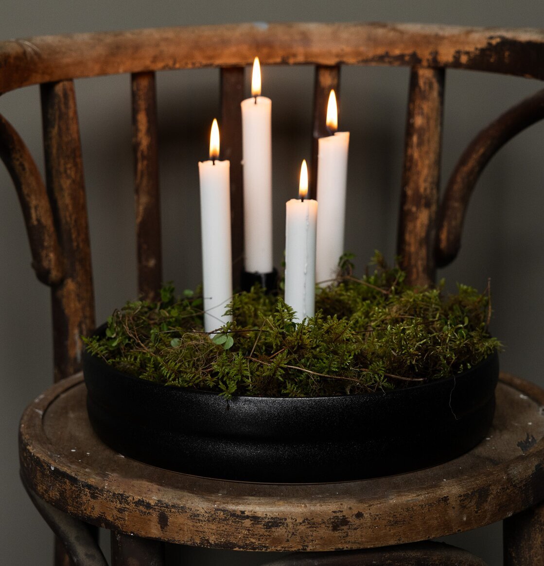 Ljusstake Svart - Bolmen från Storefactory med fyra ljus