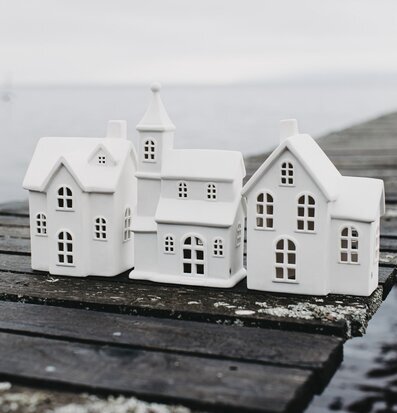 Ljusstake Hus Byn 7 8 9 Storefactory Lyktor Endless Light Ljuslyktor