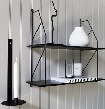 Bild av stilren och minimalistisk interiördesign