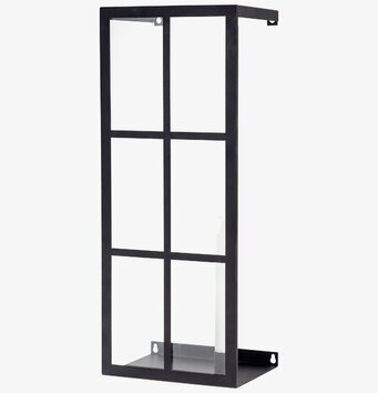 Bild av stilren och modern väggljusstake i svart