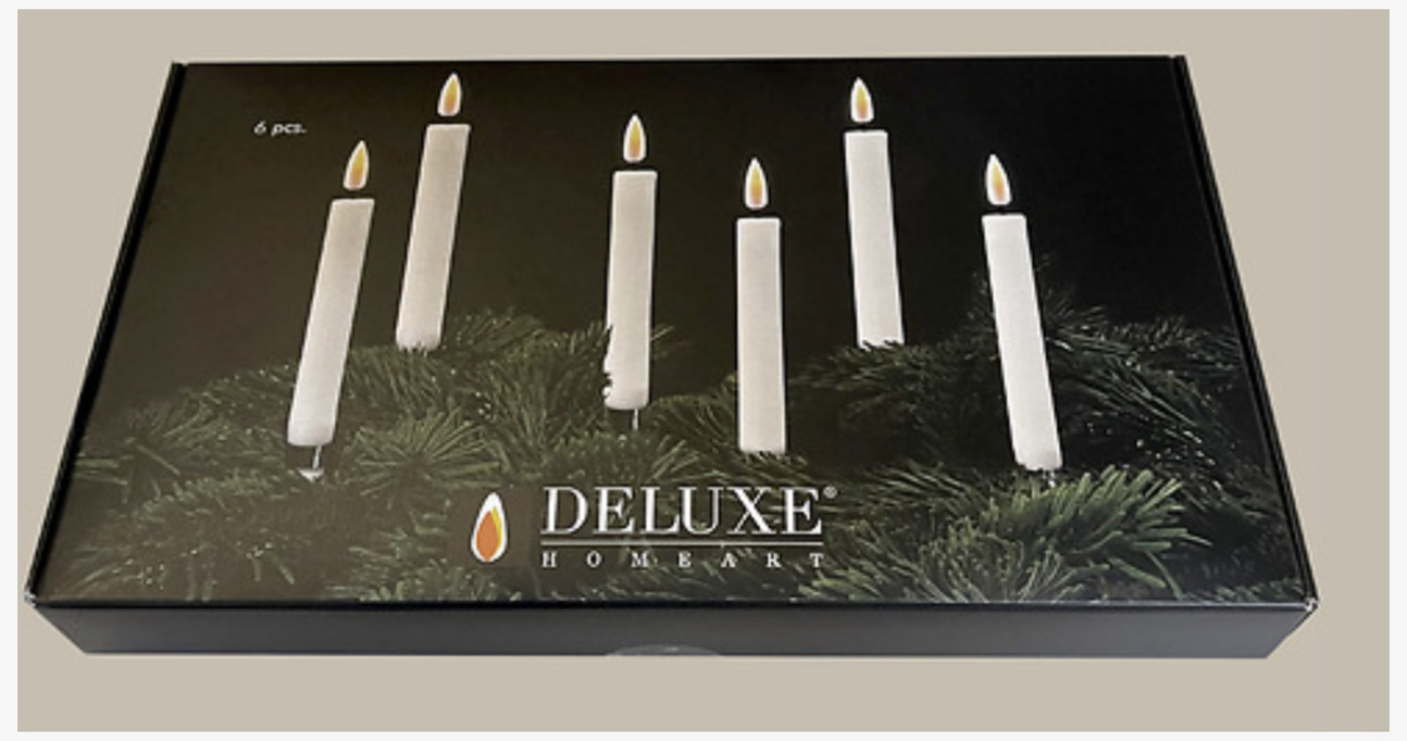 Bild av eleganta LED-julgransljus med realistisk glöd