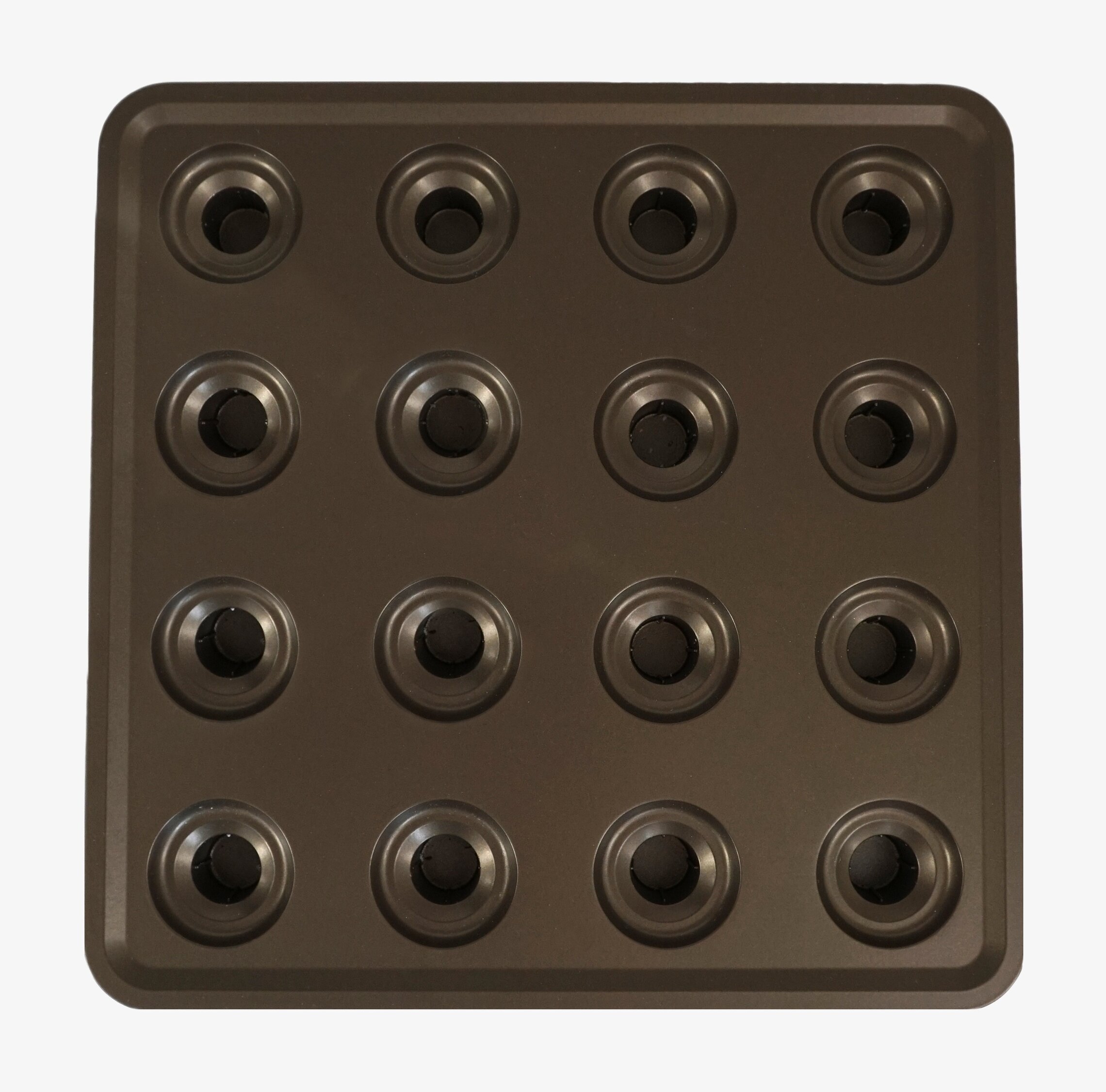 Bild av fyrkantig ljuslykta i kaffe-brons nyans