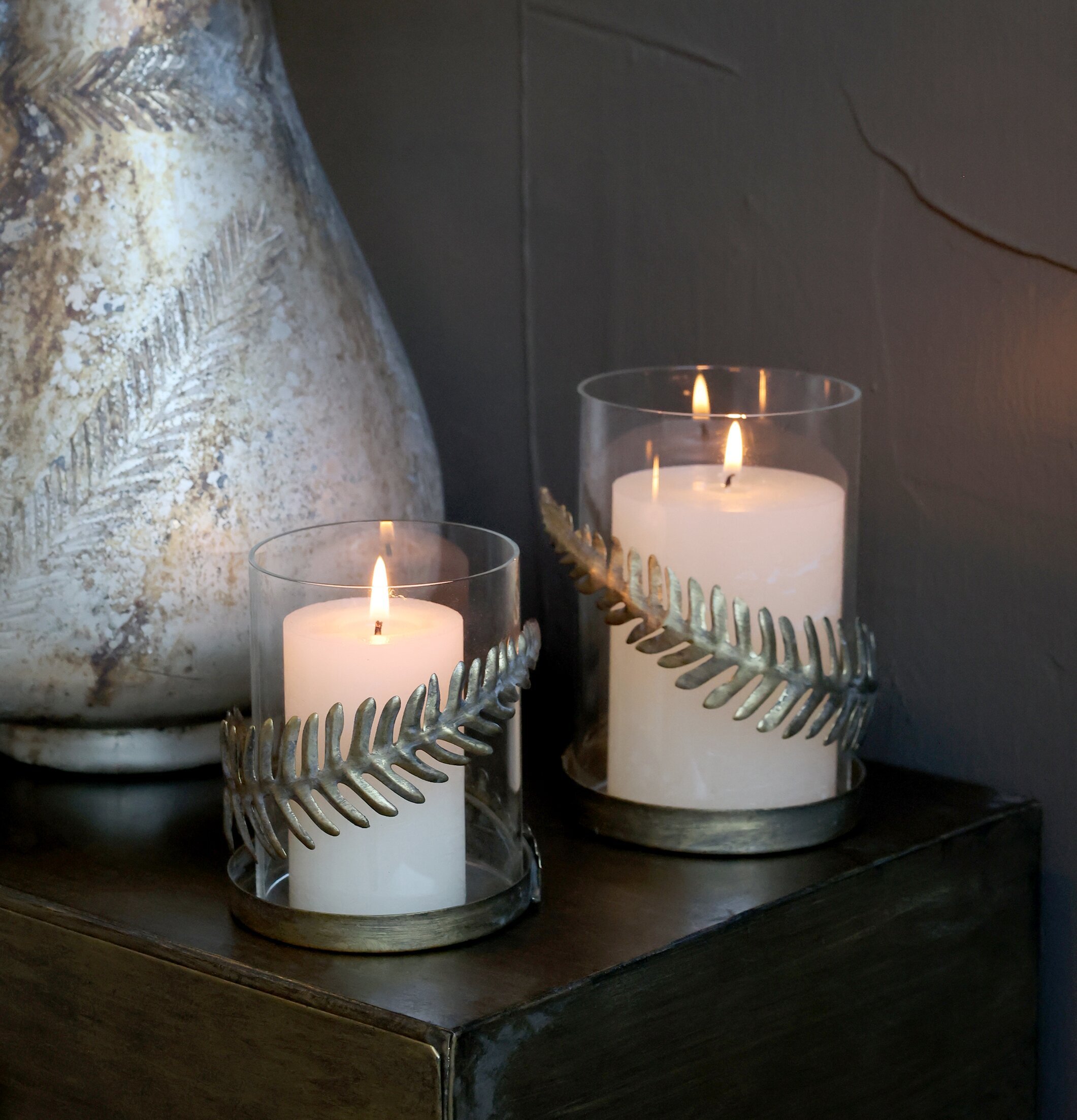 Ljushållare Blad Antik Mässing Liten från Chic Antique