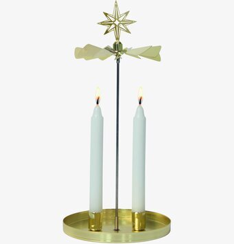 Bild av elegant roterande änglaspel med stjärndetalj