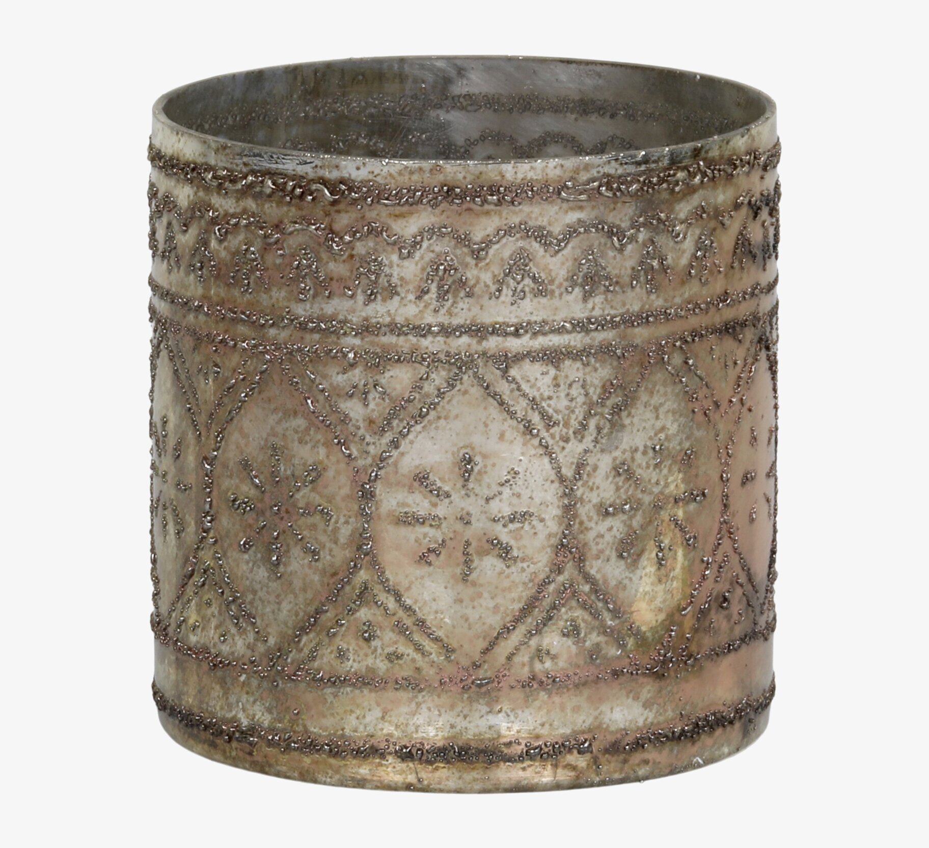 Ljuslykta Hurricane Antik Koppar från Chic Antique