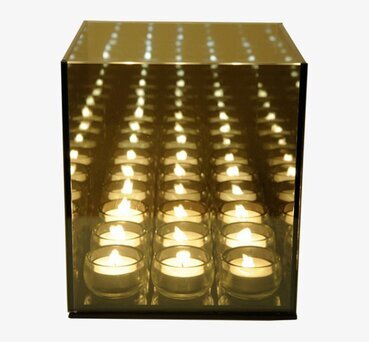 Bild av sofistikerad ljuslykta med magisk ljuseffekt