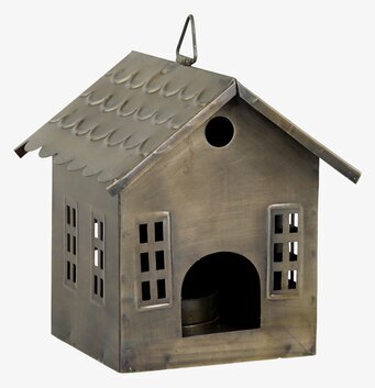 Ljuslykta Hus Antik Mässing från Chic Antique i mässing