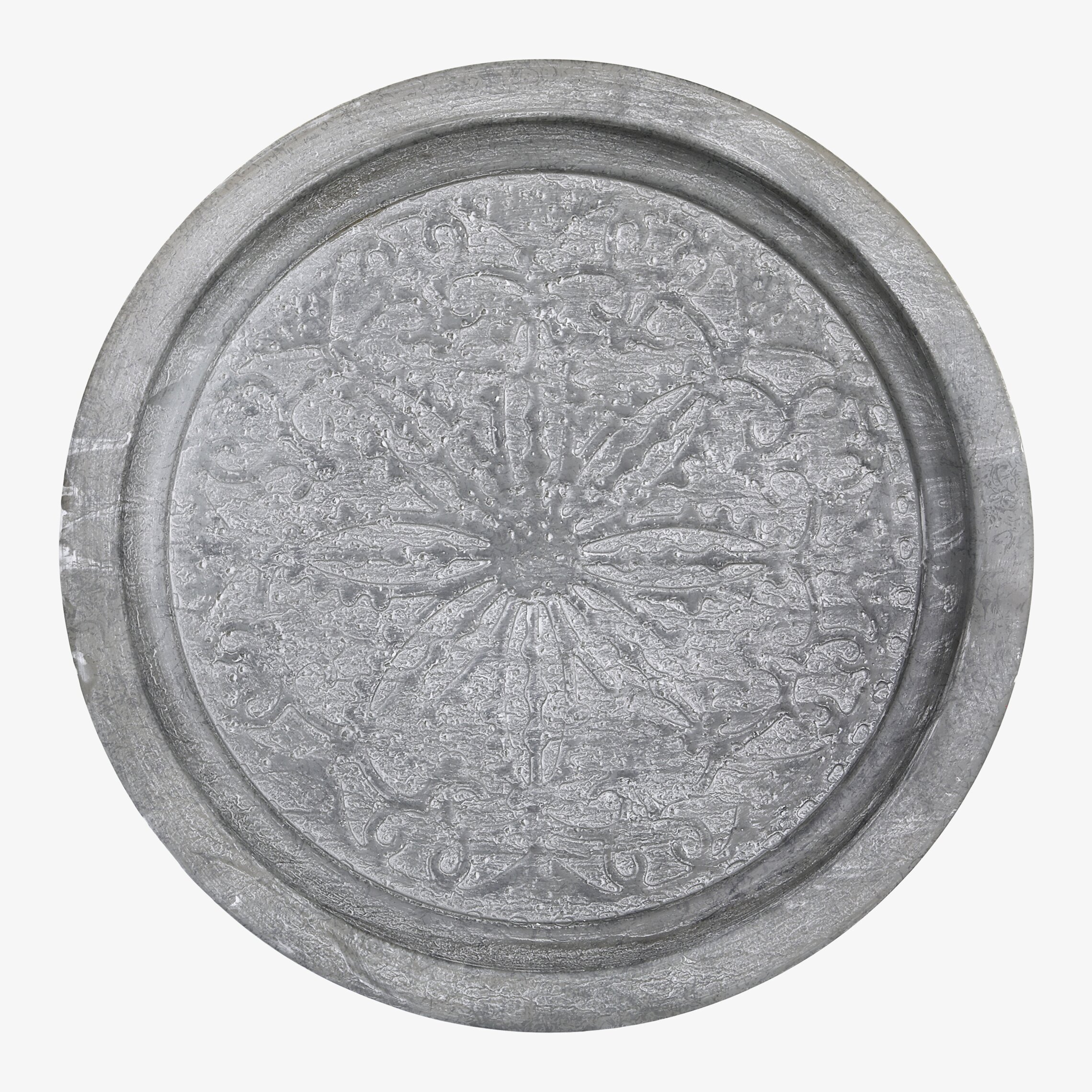 Dekorationsfat Antik Zink från Chic Antique med mönster