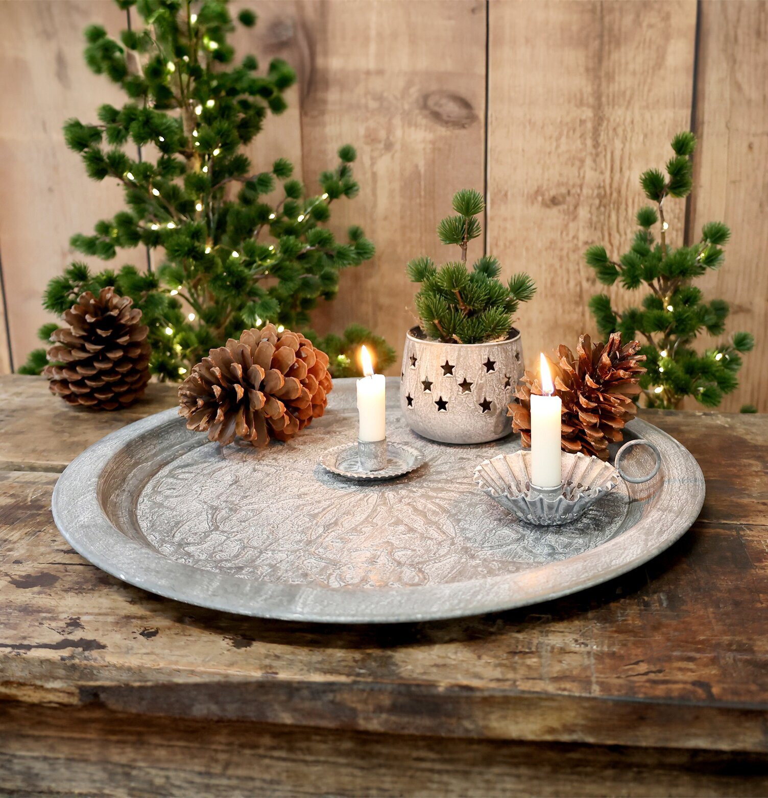 Bild av harmonisk och stämningsfull inredningsuppställning