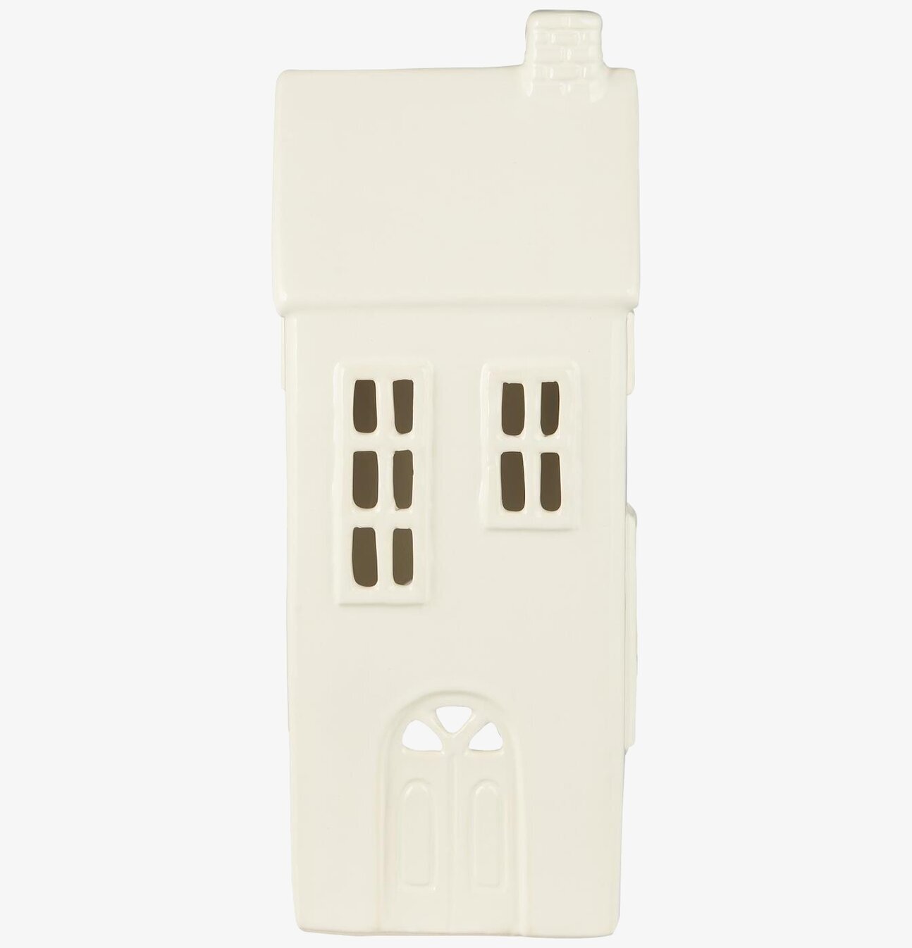 Ljuslykta Hus Stillenat Creme från IB Laursen i cremefärg