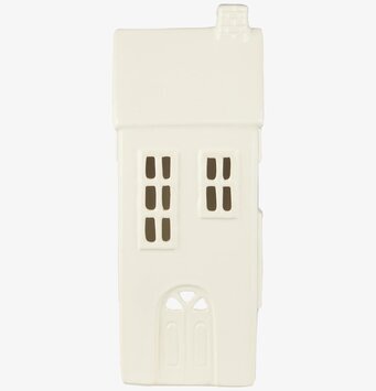 Ljuslykta Hus Stillenat Creme från IB Laursen i cremefärg