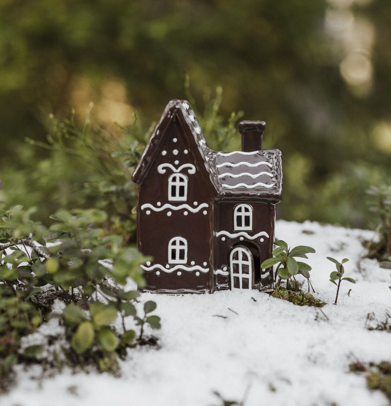 Pepparkakshus Julbyn Nr 6 - Ljuslykta från Storefactory