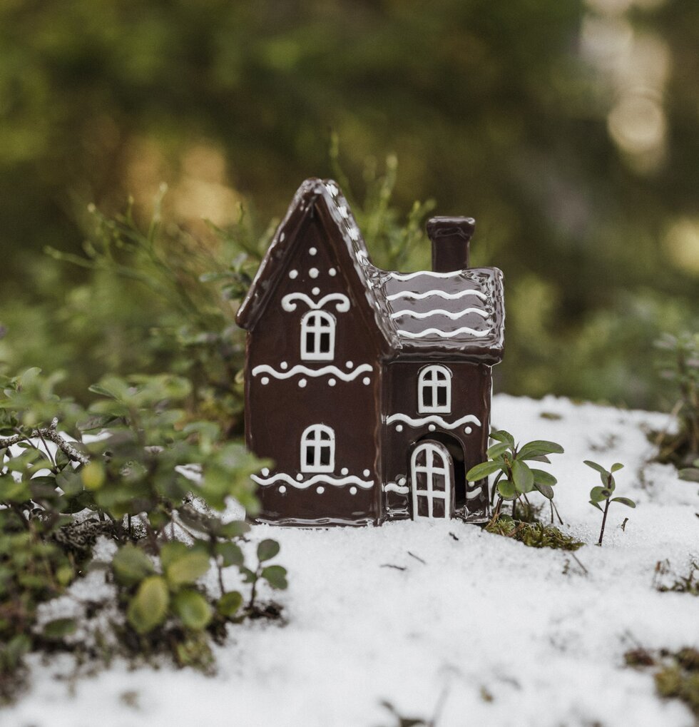 Pepparkakshus Julbyn Nr 6 - Ljuslykta från Storefactory